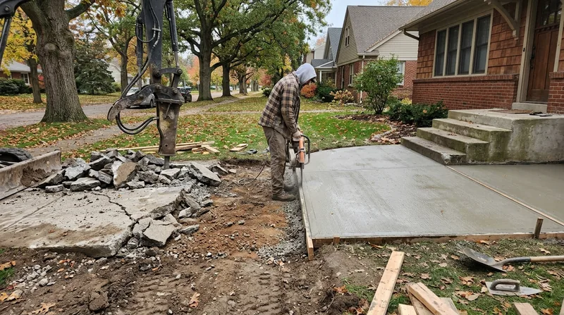 Concrete Removal & Replacement Ann Arbor